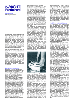 Neptun 210 - Ein Fahrbericht aus der Yacht Nr. 19, 1968