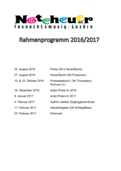 27. August 2016 Heuerfäscht (OK Posaunen)