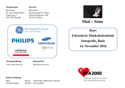 Med – Sono - Swiss Orthopaedics