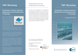 TMF-Workshop TMF