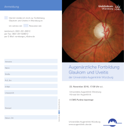 Glaukom - Augenklinik