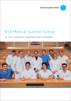 KSA Medical Summer School