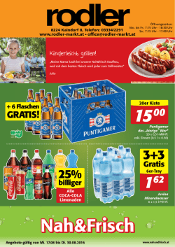 gratis! - Rodler Markt