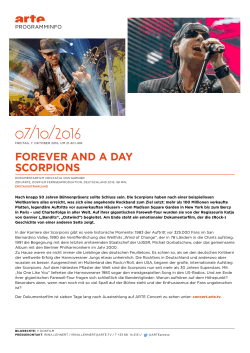 Forever and a day ScorpionS - Presse