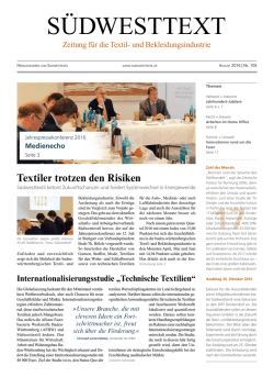 Herunterladen - S&uuml;dwesttextil