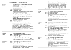 Gottesdienste 15.8