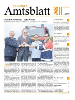Dresdner Amtsblatt 2016 KW 33