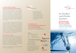 Im Tandem nach Perlen tauchen.