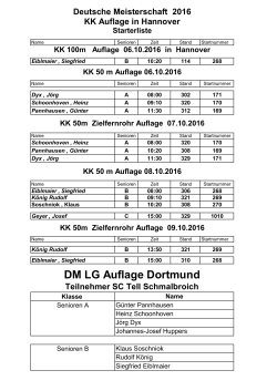 DM LG Auflage Dortmund - SC Tell Schmalbroich 1932 eV