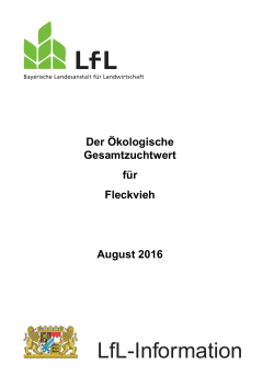 LfL-Information - Bayerische Landesanstalt für Landwirtschaft