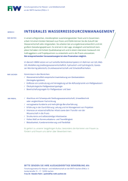 INTEGRALES WASSERRESSOURCENMANAGEMENT