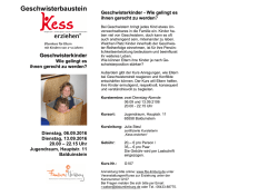 Kess Erziehen "Geschwisterkinder" - Kath