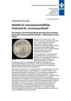 PDF-Version - Deutsche Physikalische Gesellschaft