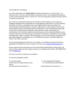 INFO - Berufsverband der Frauen&auml;rzte eV Landesverband Hessen
