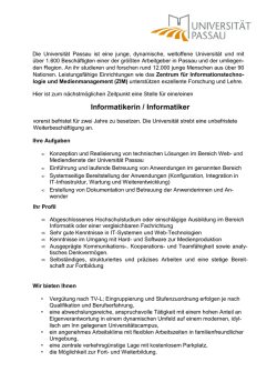 Informatikerin / Informatiker