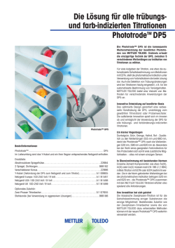 DP5 Phototrode - Mettler Toledo