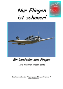 Weitere Details - Fliegergruppe Giengen/Brenz eV