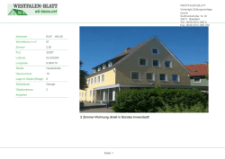 2 Zimmer-Wohnung direkt in Bündes Innenstadt!