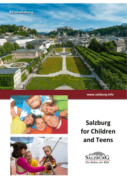 Salzburg for Children and Teens