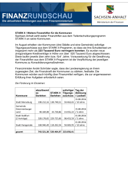 erfahren - Sachsen