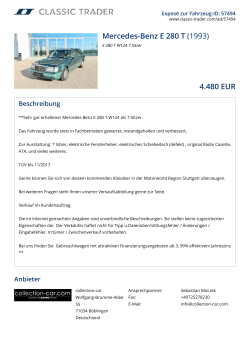 Mercedes-Benz E 280 T (1993) 4.480 EUR