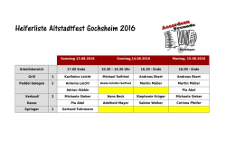 Helferliste Altstadtfest Gochsheim 2016 - Accordeon