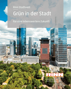 Gr&uuml;n in der Stadt