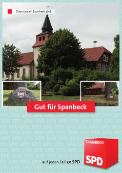 Gut für Spanbeck - SPD