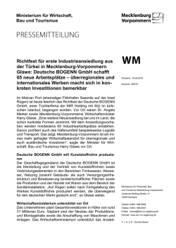 Deutsche BOGENN GmbH schafft 65 neue A