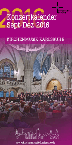 herunterladen - Kirchenmusik Karlsruhe