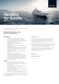 Herzblut f&uuml;r Schiffe