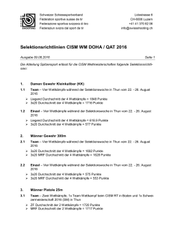Ausgabe 2004 – Seite 1 - Schweizer Schiesssportverband