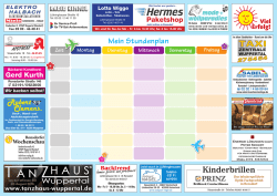 stundenplan 2016.indd - Ronsdorfer Wochenschau