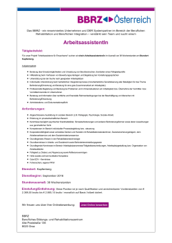 ArbeitsassistentIn