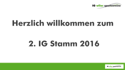 IG-Stamm 16.08.2016 (PowerPoint)