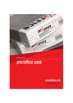 Pro/office Katalog