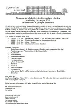 hier - Gymnasium Lilienthal