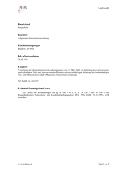 Dokumentvorlage f&uuml;r RISDokumente