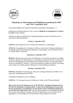 Einladung und Programm - Heinrich-Schliemann