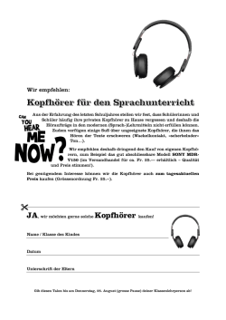 Wir empfehlen
