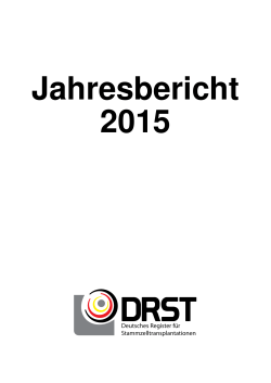 DRST Jahresbericht 2015