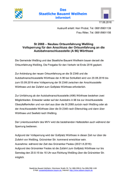 Das Staatliche Bauamt Weilheim