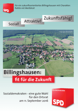 Billingshausen - SPD-Ortsverein Bovenden