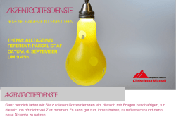 Flyer Akzentgottesdienst Homepage