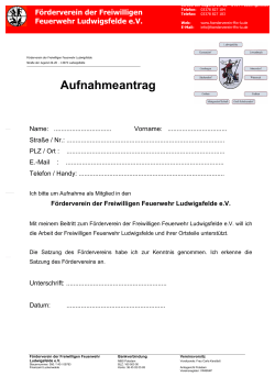 privat - Förderverein der Freiwilligen Feuerwehr Ludwigsfelde e.V.