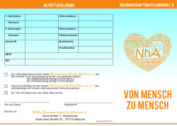 Faltblatt - Nachbarschaftshilfe Albbruck eV