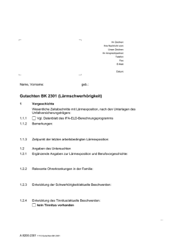 Gutachten BK 2301 (L&auml;rmschwerh&ouml;rigkeit)
