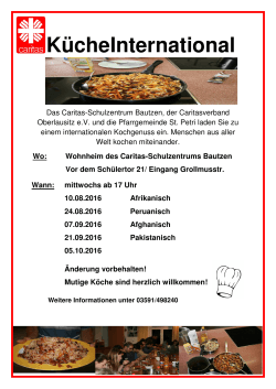 KücheInternational - Caritas Oberlausitz