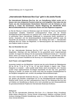 Internationaler Bodensee Box-Cup geht in die