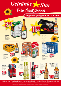 Aktuellen Flyer herunterladen - Ihr Landmarkt Haarjohann in Merzen